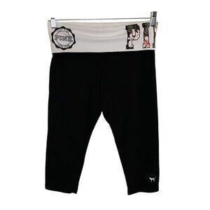 PINK Victorias Secret- White Band Yoga Capris